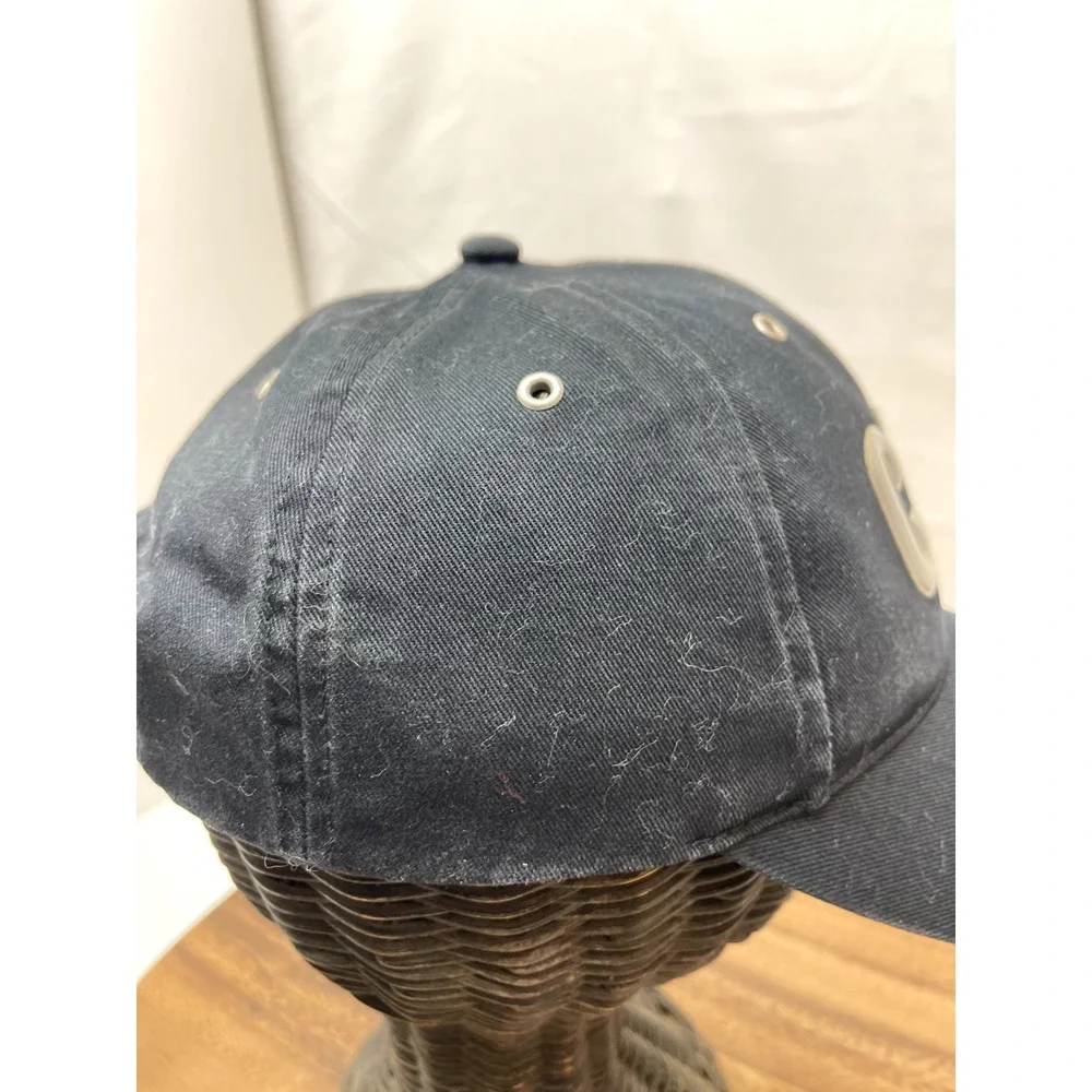 Caterpillar Puffy CAT Logo Baseball Hat/Cap Adjustable  Cotton‎ Barb Wire Brim